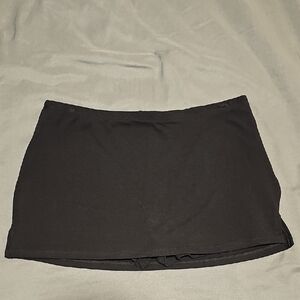 Out From Under Urban Outfitters Black Mini Skort